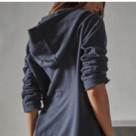 James Perse Hooded Tunic, Size 1, Titan/Blue - NWT - Picture 14 of 15